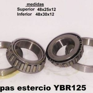 copas estercio YBR125 (caja verde/roja)