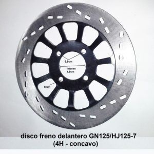 disco freno del GN125/HJ125-7 (4H-concavo)