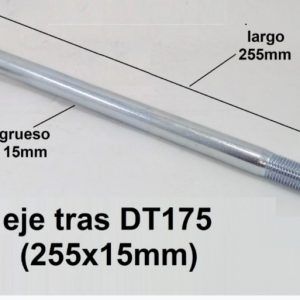 eje tras DT175 (255x15mm)