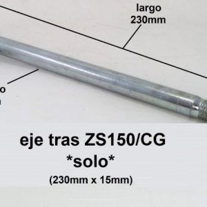 eje horquilla CGL125 *solo* (WY125) 275x12mm