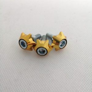 tornillo decorativo estrella dorado