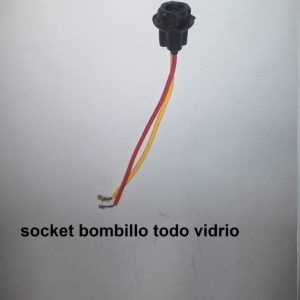 socket bombillo todo vidrio