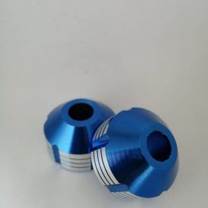 puntas de alum para eje #2 azul