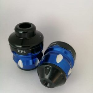 puntas de eje alum bala #3 azul