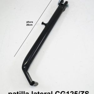 Patilla lateral CG125/ZS NEGRA