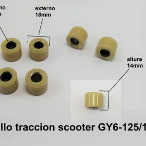 Rodillo traccion scooter GY6-125/150 (6pcs)