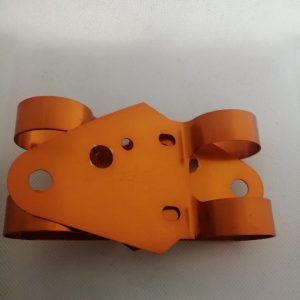 Soporte foco aluminio dorado (NA610)