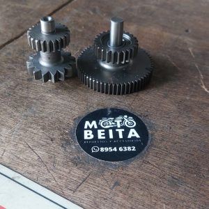 Piñon arrancador completo CB250 ( 60 y 15 )