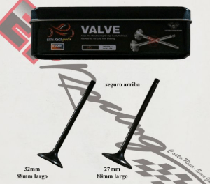 Set valvulas adm-esc SX250 ( Alto rendimiento)