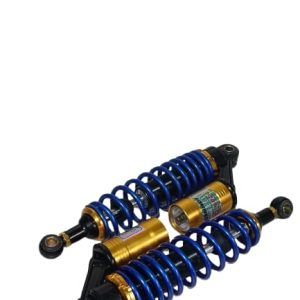 Compensador trasero con gas QR-Negro con Azul