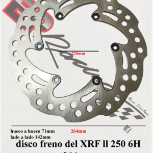 Disco freno delantero XRF250 6H 264MM