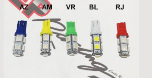 Bombillo led muela 9led Amarillo