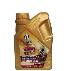 Aceite Armor 4T 20W50 Semi Sintetico Jaso MA-2API