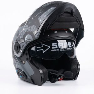 Casco TWS modular WLT-167 Gris Mate Talla XL